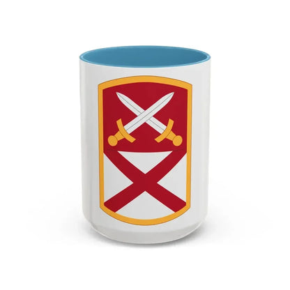 167 Sustainment Command (U.S. Army) Accent Coffee Mug 15oz Light Blue - Go Mug Yourself
