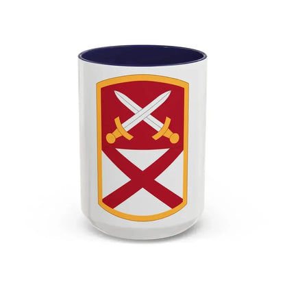 167 Sustainment Command (U.S. Army) Accent Coffee Mug 15oz Navy - Go Mug Yourself