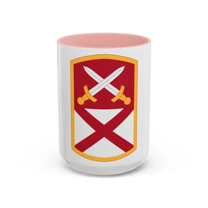 167 Sustainment Command (U.S. Army) Accent Coffee Mug 15oz Pink - Go Mug Yourself
