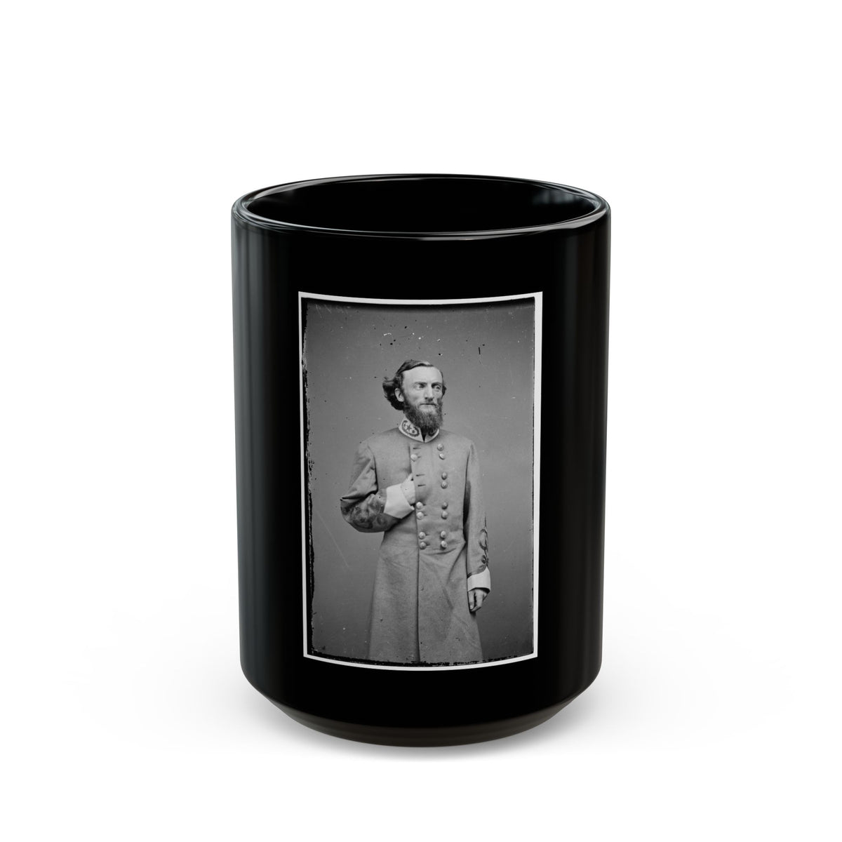 Portrait Of Brig. Gen. John S. Marmaduke, Officer Of The Confederate Army (U.S. Civil War) Black Coffee Mug