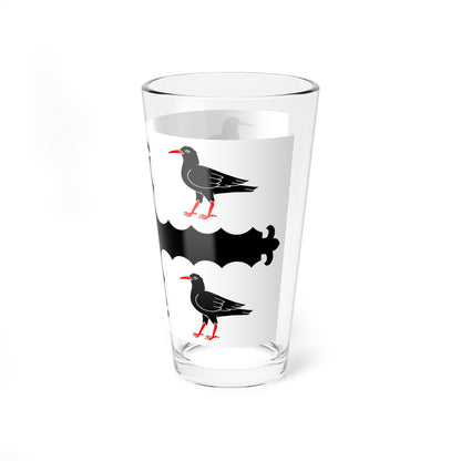 Flag of Flintshire (United Kingdom) Pint Glass 16oz