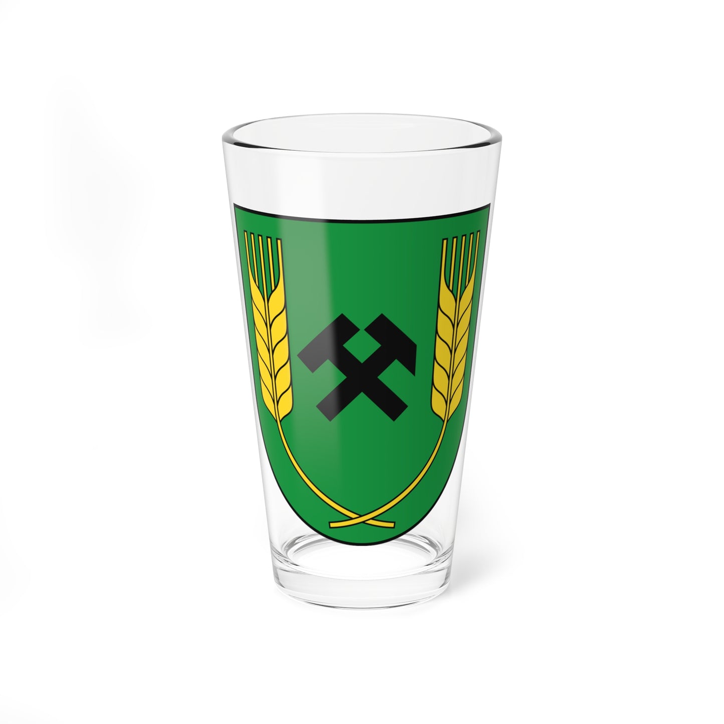 Coat of Arms of Veľký Krtíš (Slovakia) (Coat of Arms) Pint Glass 16oz
