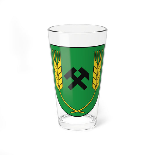 Coat of Arms of Veľký Krtíš (Slovakia) (Coat of Arms) Pint Glass 16oz