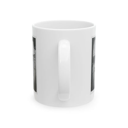 Petersburg, Va. Earthworks In Front Of The Town (U.S. Civil War) White Coffee Mug