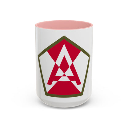 Fifteenth United States (U.S. Army) Accent Coffee Mug