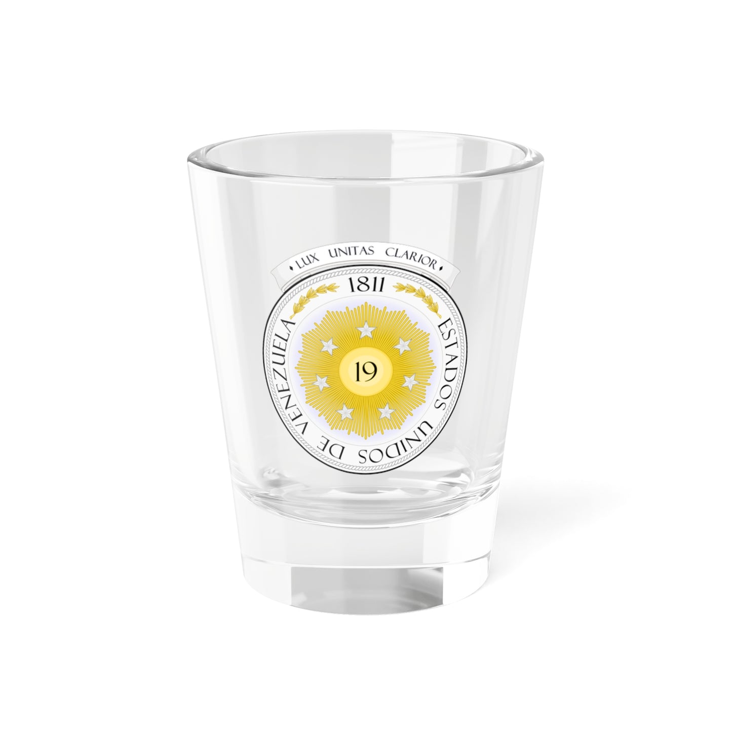 Coat of arms of Venezuela (1810) - Shot Glass 1.5oz