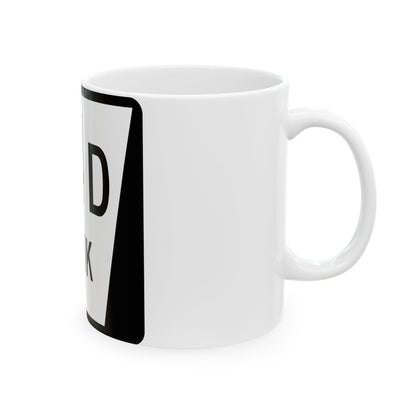 N LINK 14D (Nebraska) (Road Sign) White Coffee Mug