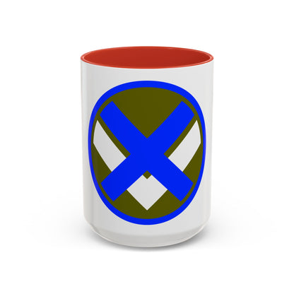 XV Corps (U.S. Army) Accent Coffee Mug