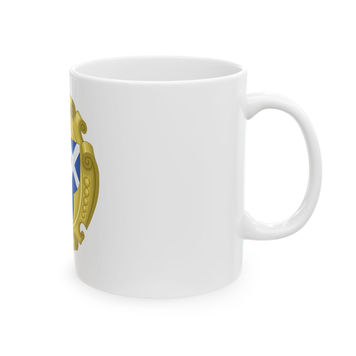 Coat of Arms of the Commonwealth of England, Scotland and Ireland - White Coffee Mug