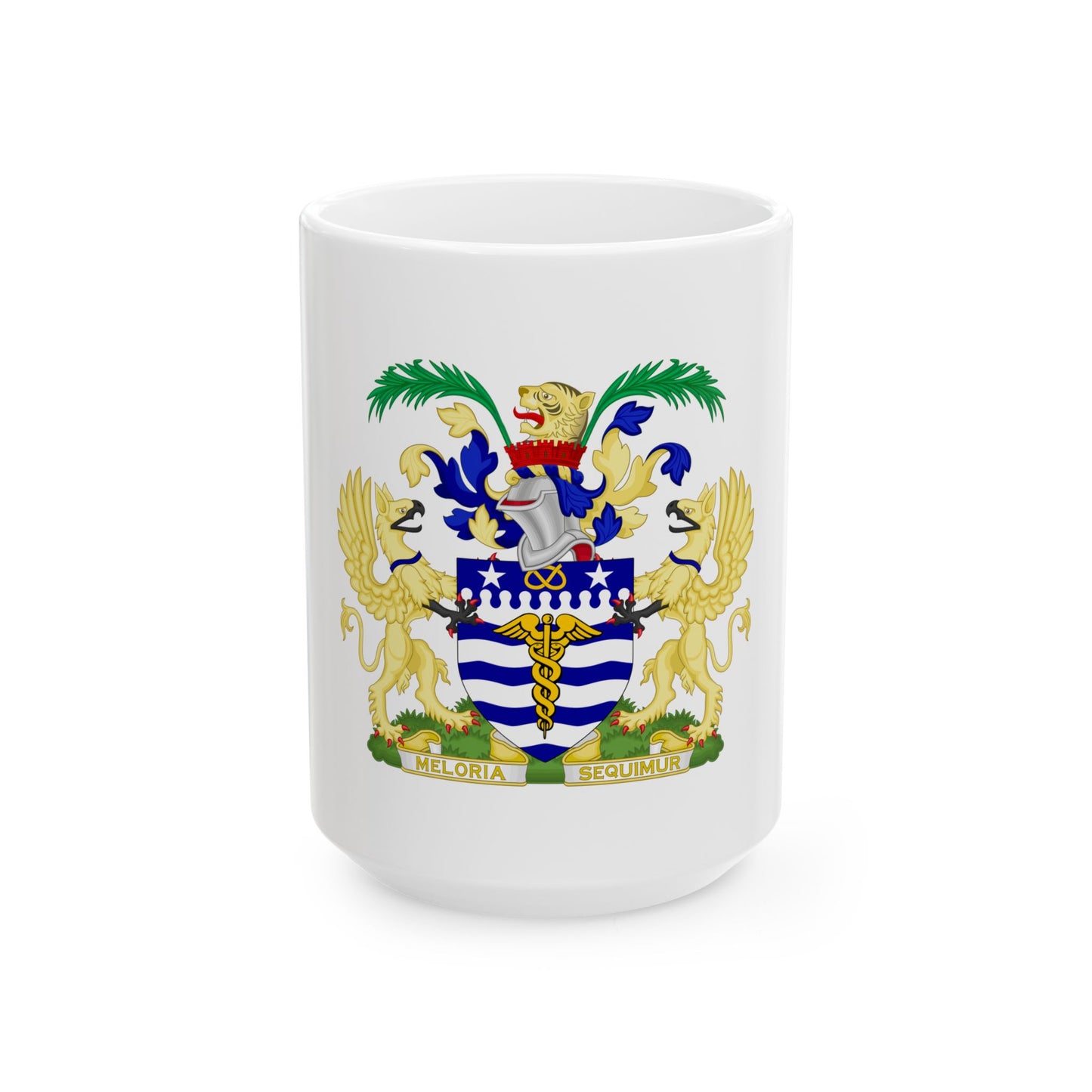 Coat of Arms Brisbane Australia - White Coffee Mug