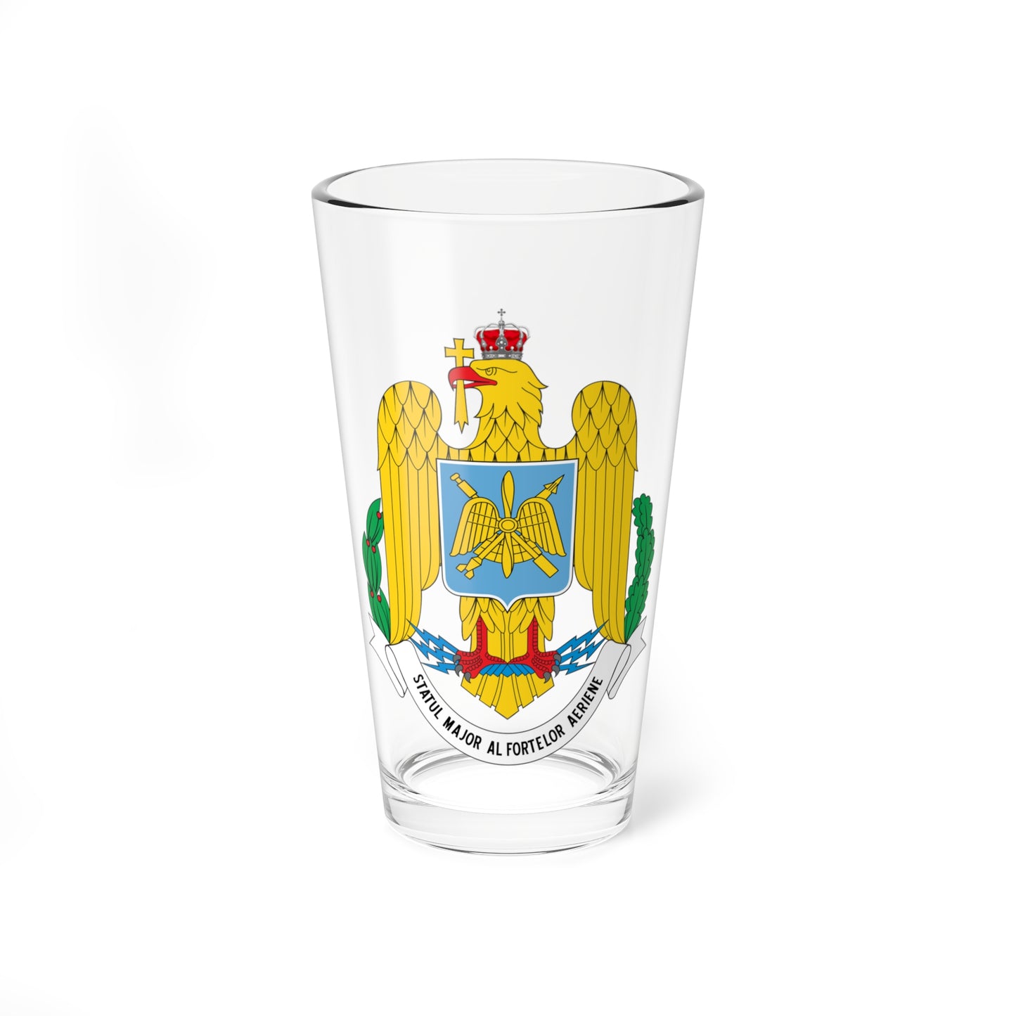 Statul Major al Fortelor Aeriene (Oman) (Coat of Arms) Pint Glass 16oz