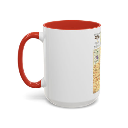 Jerusalem (1996) (Map) Accent Coffee Mug