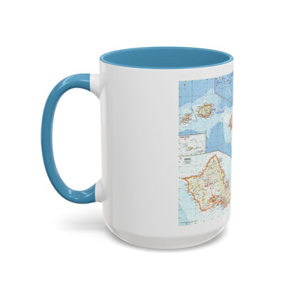 USA - Hawaii (1960) (Map) Accent Coffee Mug