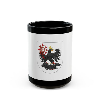 Flag of Buenos Aires City Argentina - Black Coffee Mug-15oz-Go Mug Yourself