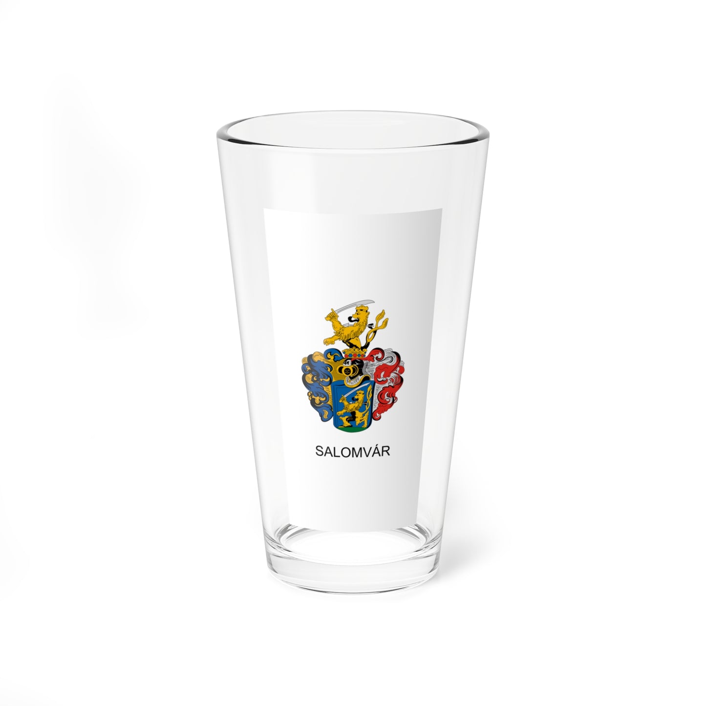 Flag of Salomvar (Hungary) Pint Glass 16oz