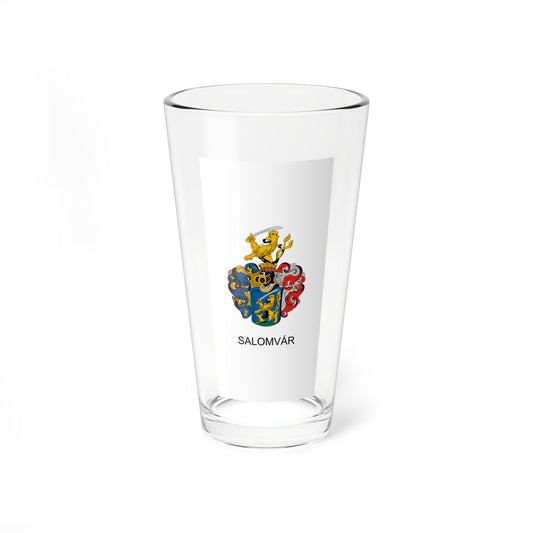 Flag of Salomvar (Hungary) Pint Glass 16oz