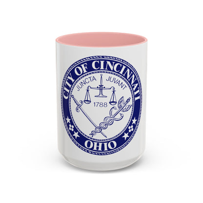 Seal of the City of Cincinnati (Ohio) - Accent Coffee Mug