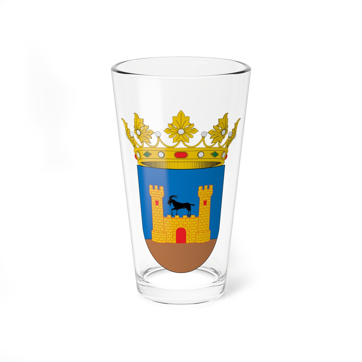 Escudo de Albocàsser (Spain) (Coat of Arms) Pint Glass 16oz