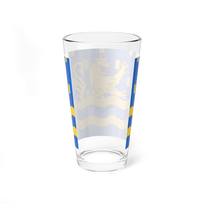 Proposed flag of Doubs (France) Pint Glass 16oz