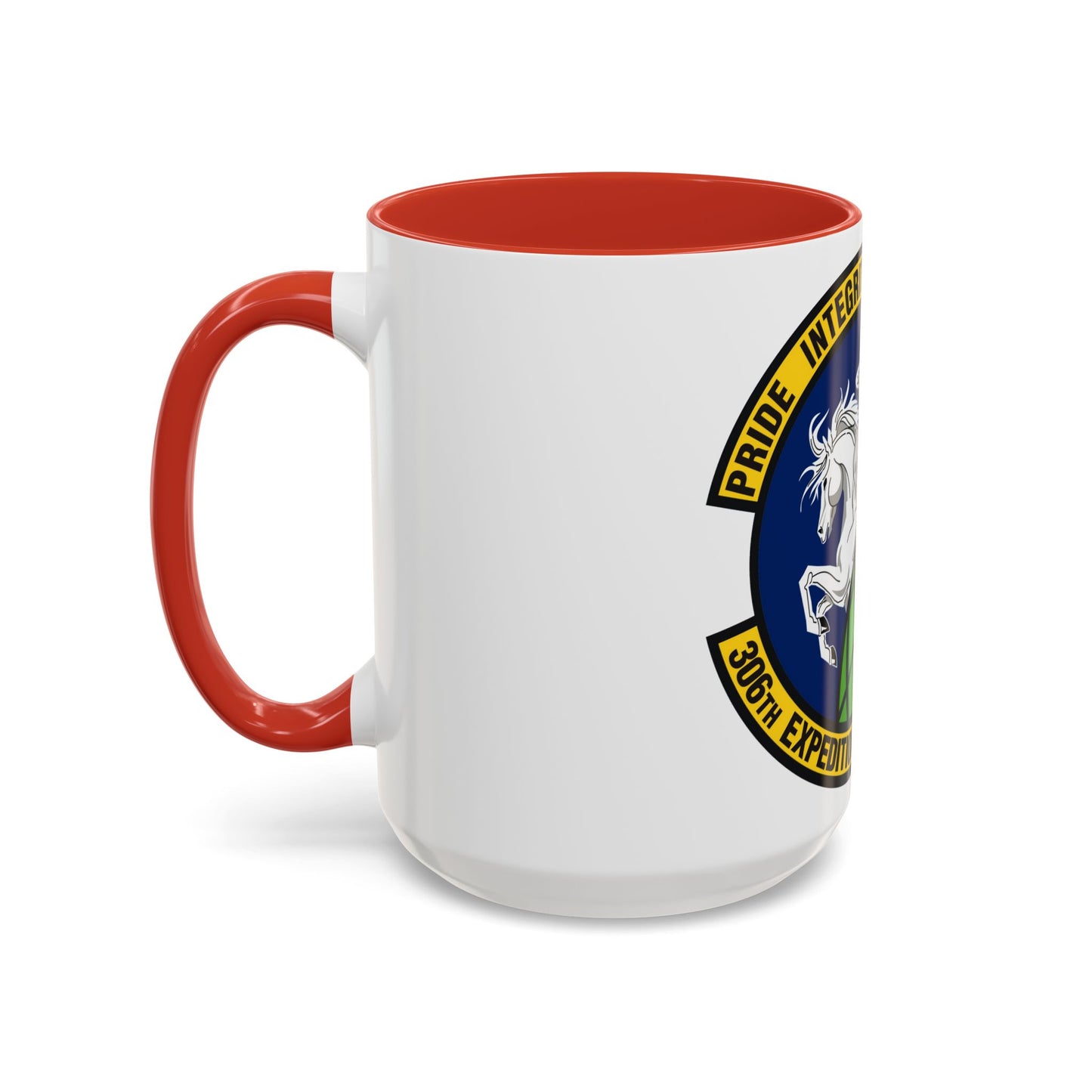 306th Expeditionary Airlift Squadron (U.S. Air Force) Accent Coffee Mug