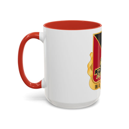 128 Engineer Battalion Nebraska National Guard (U.S. Army) Accent Coffee Mug