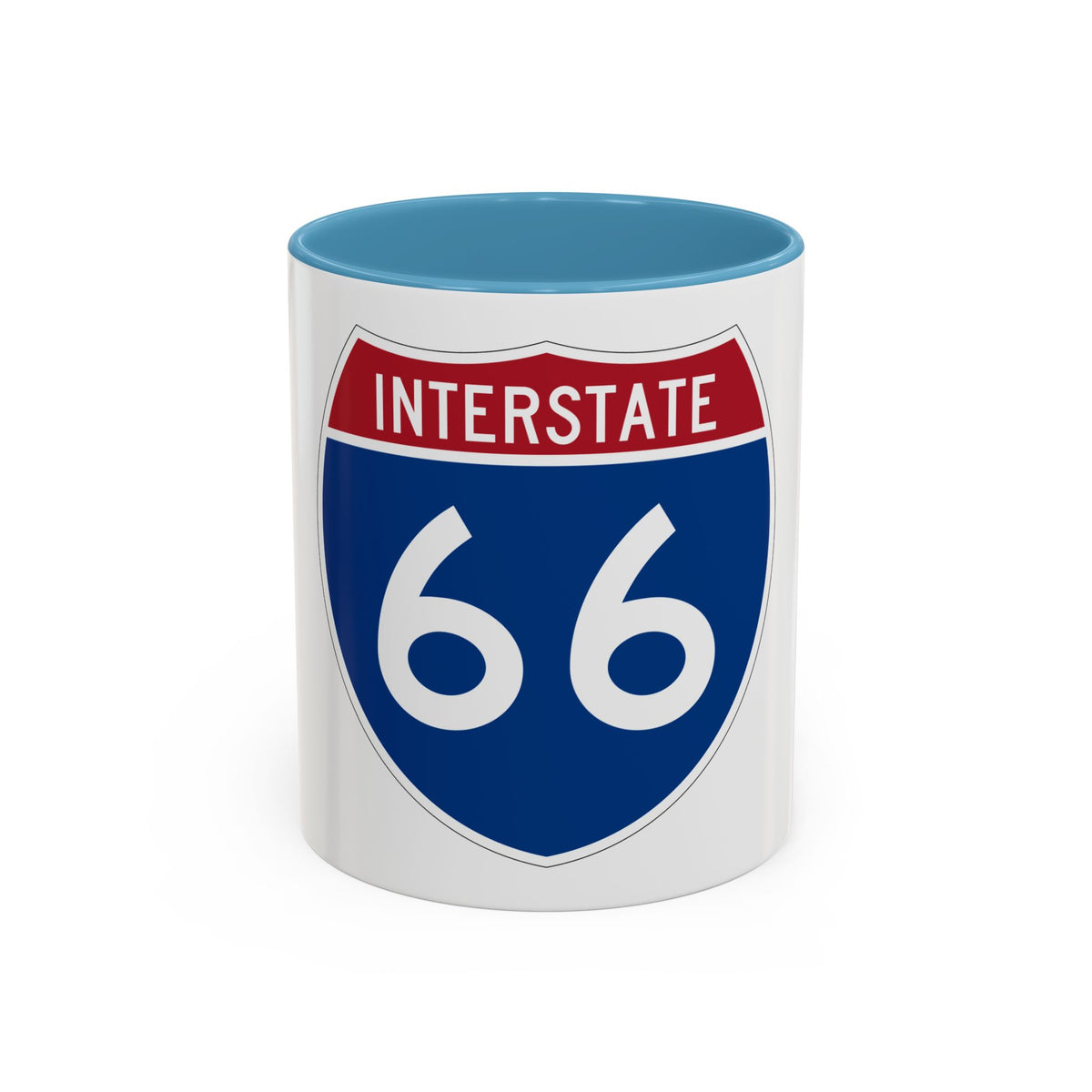 Interstate 66 (U.S. Highways) Accent Coffee Mug
