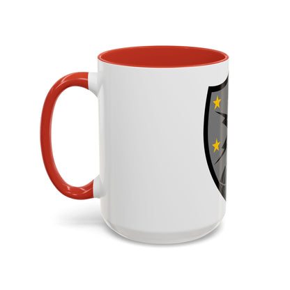 91 Cyber Brigade 2 (U.S. Army) Accent Coffee Mug