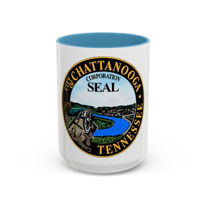Seal of Chattanooga Tennessee - Accent Coffee Mug