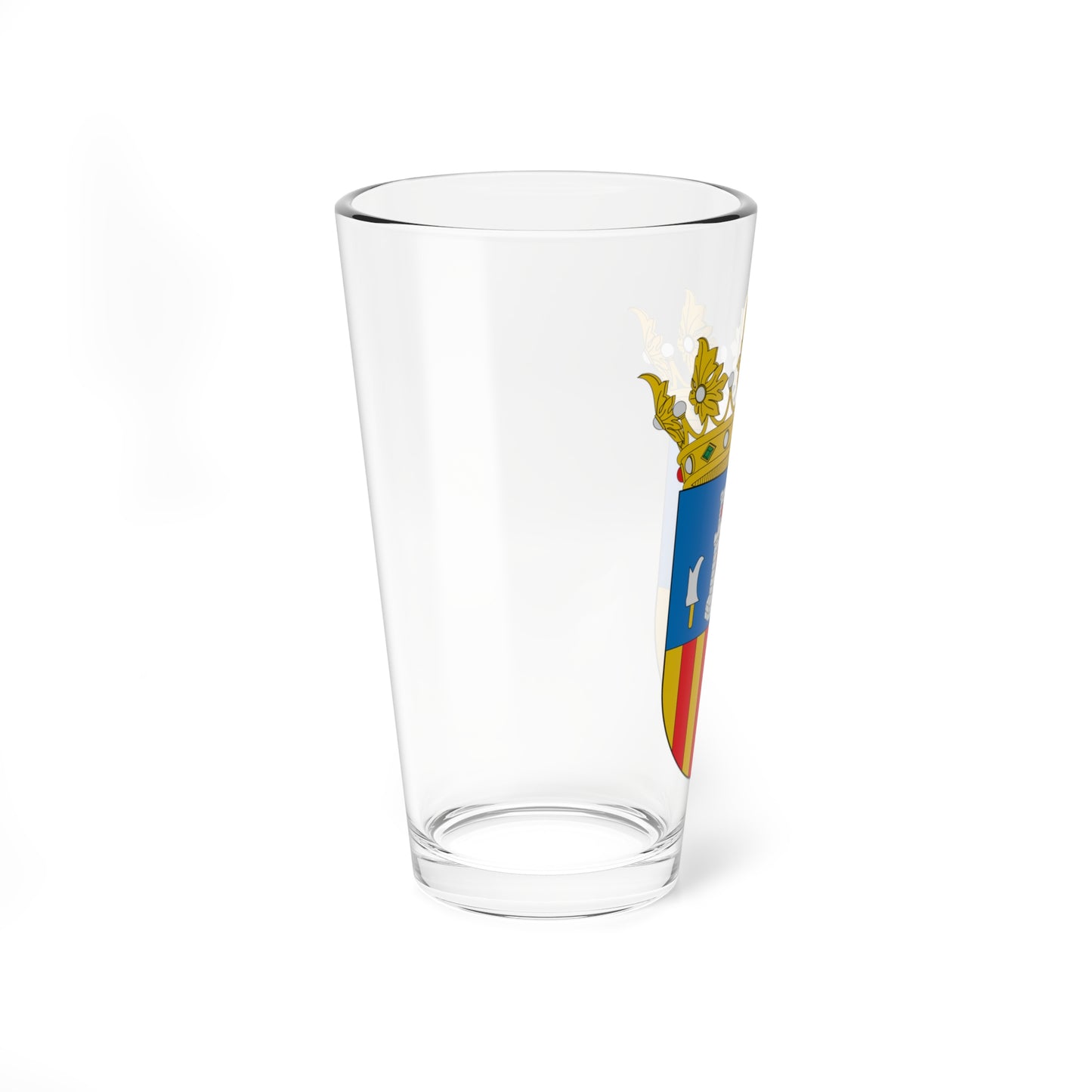 Escudo de Azlor-Huesca (Spain) (Coat of Arms) Pint Glass 16oz