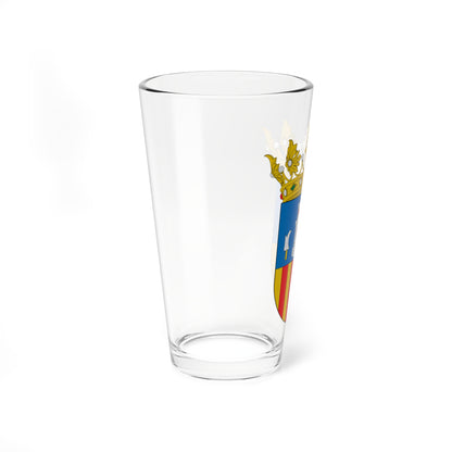 Escudo de Azlor-Huesca (Spain) (Coat of Arms) Pint Glass 16oz
