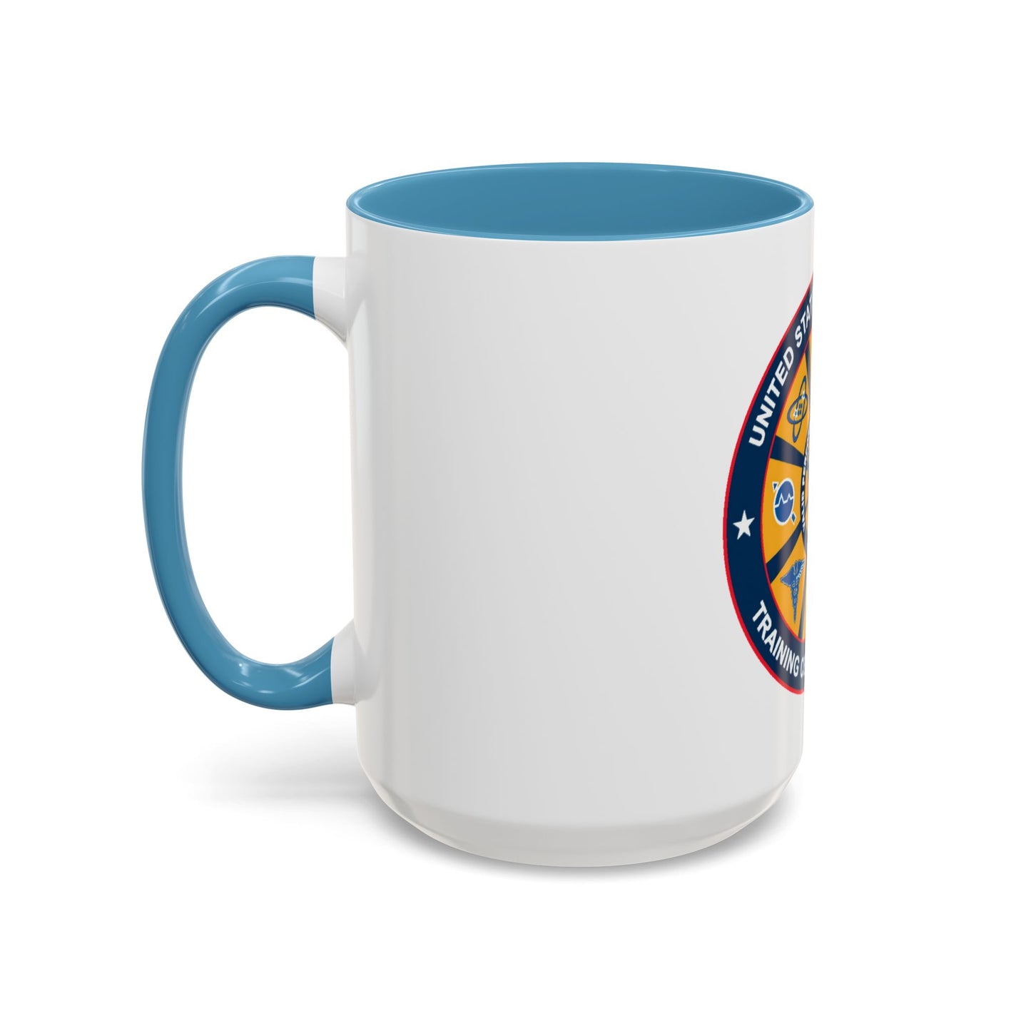 USCG Training Center Petaluma (U.S. Coast Guard) Accent Coffee Mug
