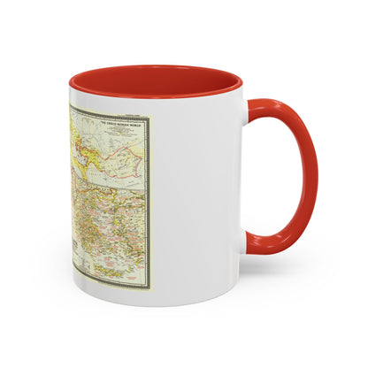 Mediterranean - Classical Lands (1949) (Map) Accent Coffee Mug