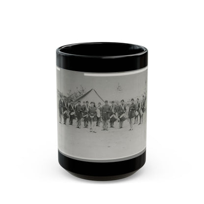 Drum Corps 30th Pa. Infantry (U.S. Civil War) Black Coffee Mug