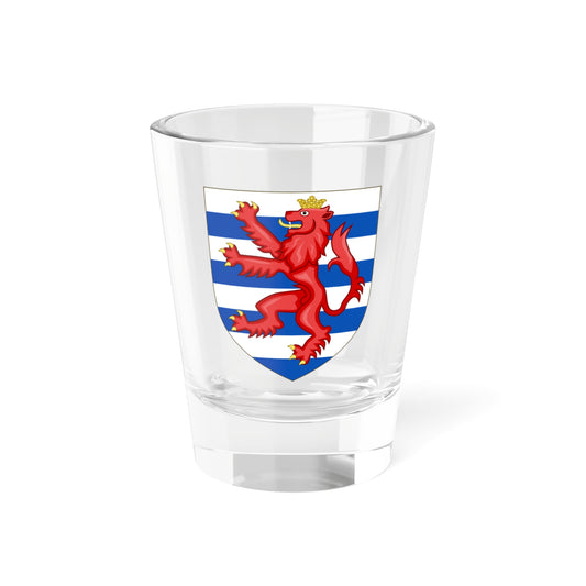 Coat of Arms of the House of Lusignan (Kings of Cyprus) - Shot Glass 1.5oz