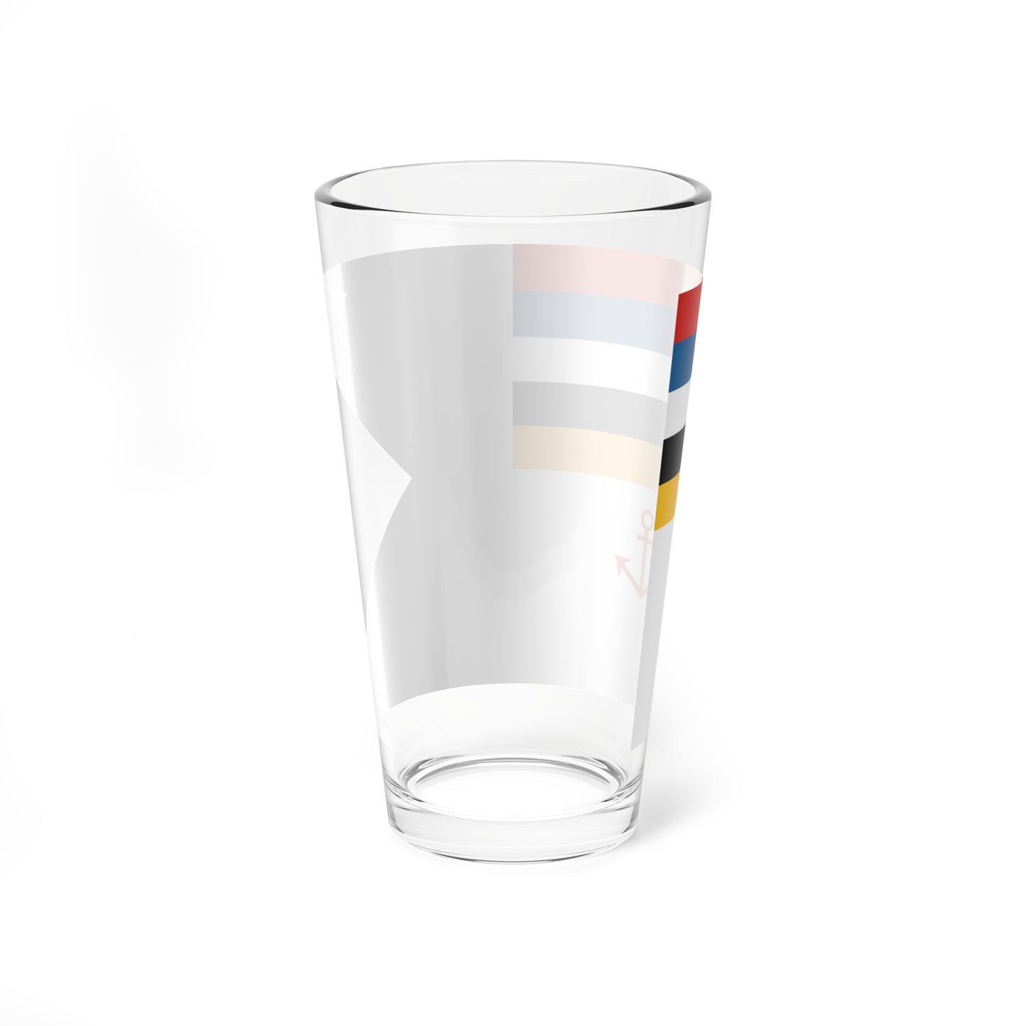 Flag of Marine Police Senior Officer at Present Afloat of Manchukuo (China) Pint Glass 16oz