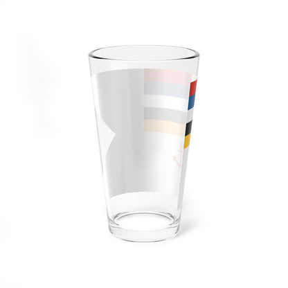 Flag of Marine Police Senior Officer at Present Afloat of Manchukuo (China) Pint Glass 16oz