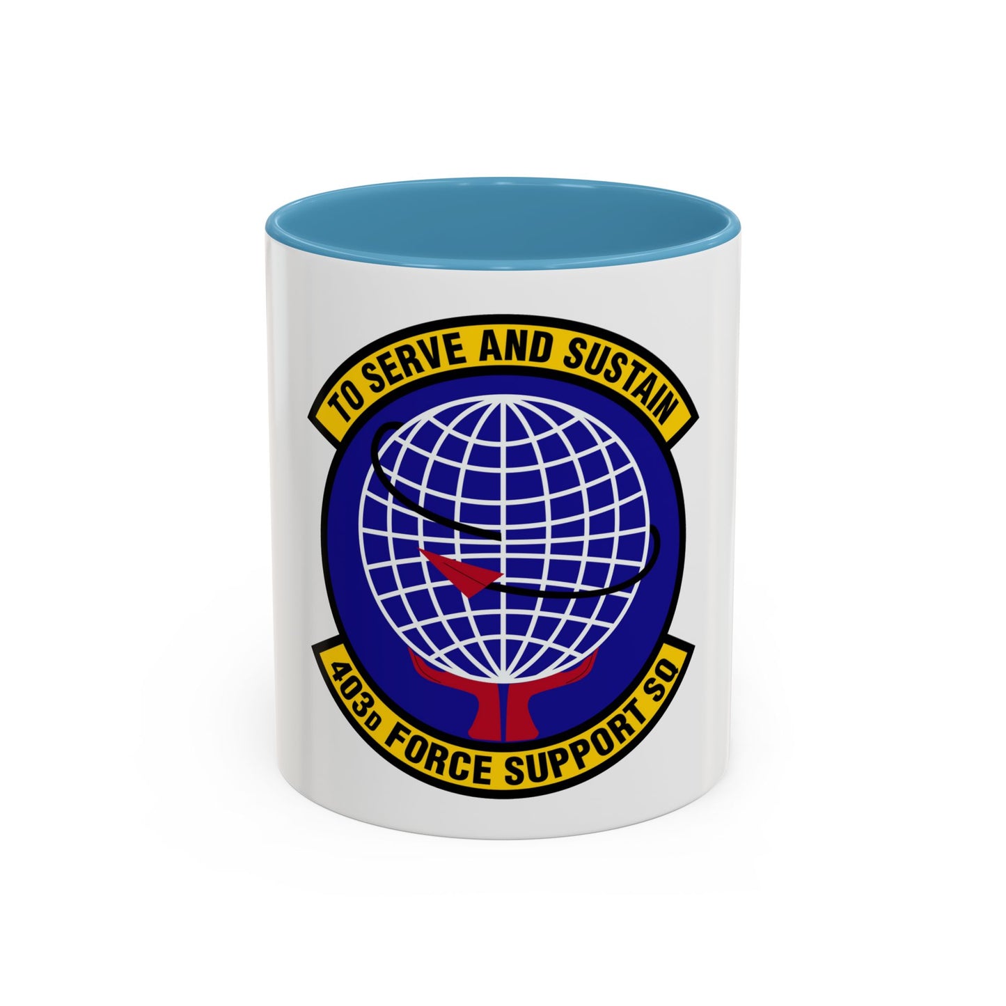 403 Force Support Squadron AFRC (U.S. Air Force) Accent Coffee Mug