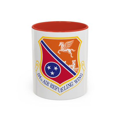134th Air Refueling Wing (U.S. Air Force) Accent Coffee Mug