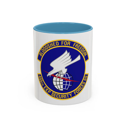 455th Expeditionary Security Forces Squadron (U.S. Air Force) Accent Coffee Mug