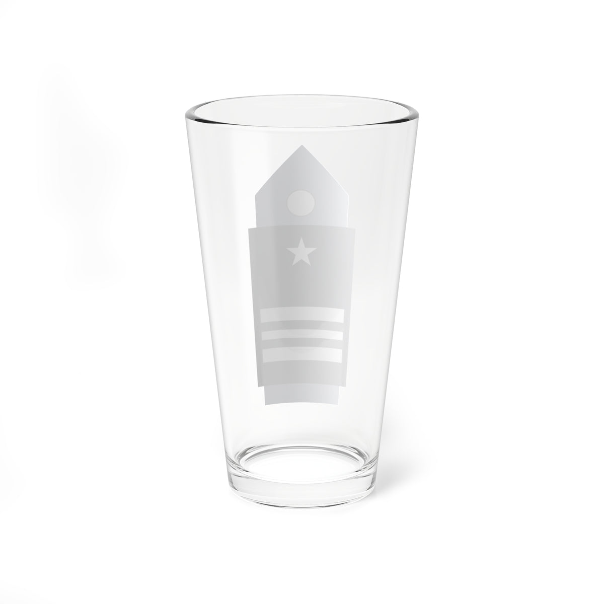 SS.OO.7.  CDE (Chile) (Military Rank) Pint Glass 16oz