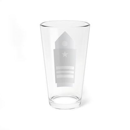 SS.OO.7.  CDE (Chile) (Military Rank) Pint Glass 16oz