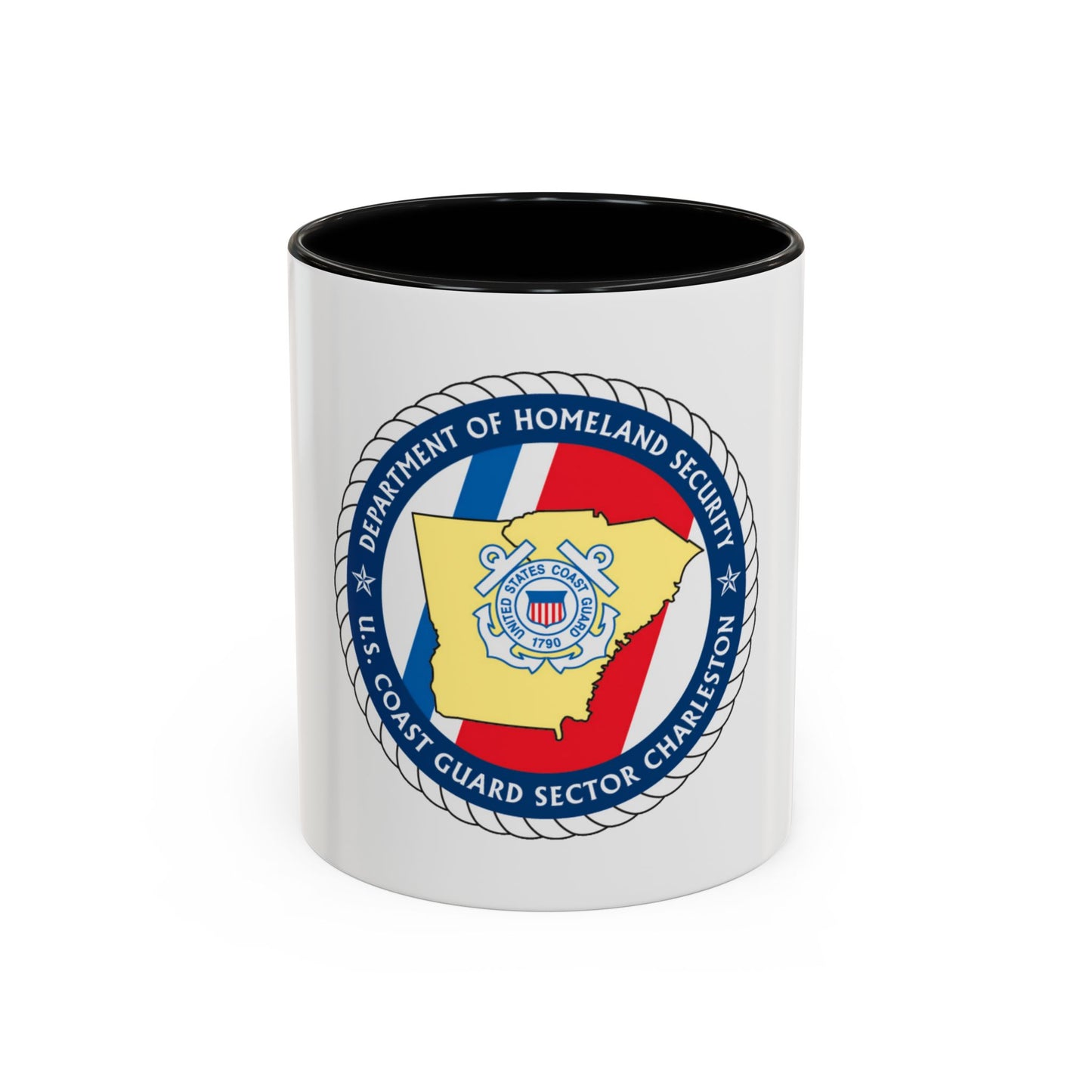 USCG Sector Charleston   DHS (U.S. Coast Guard) Accent Coffee Mug