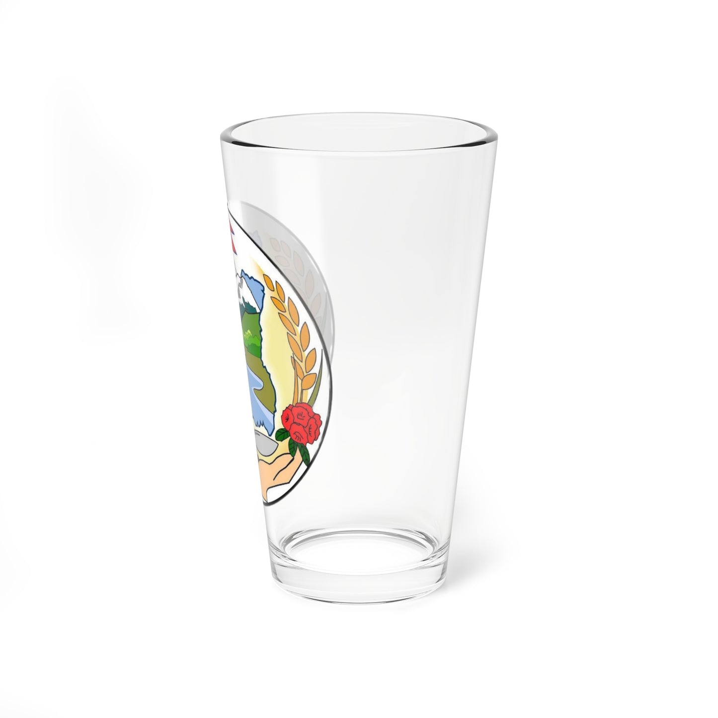 Seal of Koshi Pradesh alternative (Nepal) (Coat of Arms) Pint Glass 16oz