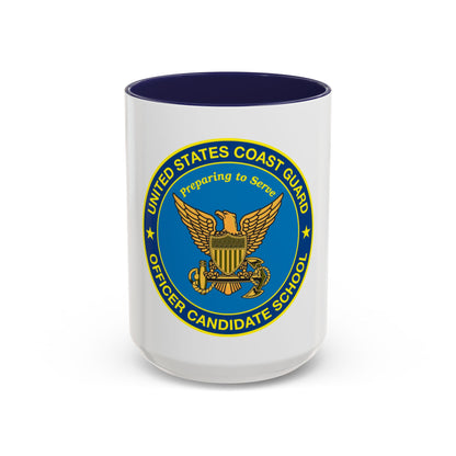 USCG Officer Candidate School (U.S. Coast Guard) Accent Coffee Mug