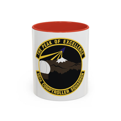 50th Comptroller Squadron (U.S. Air Force) Accent Coffee Mug