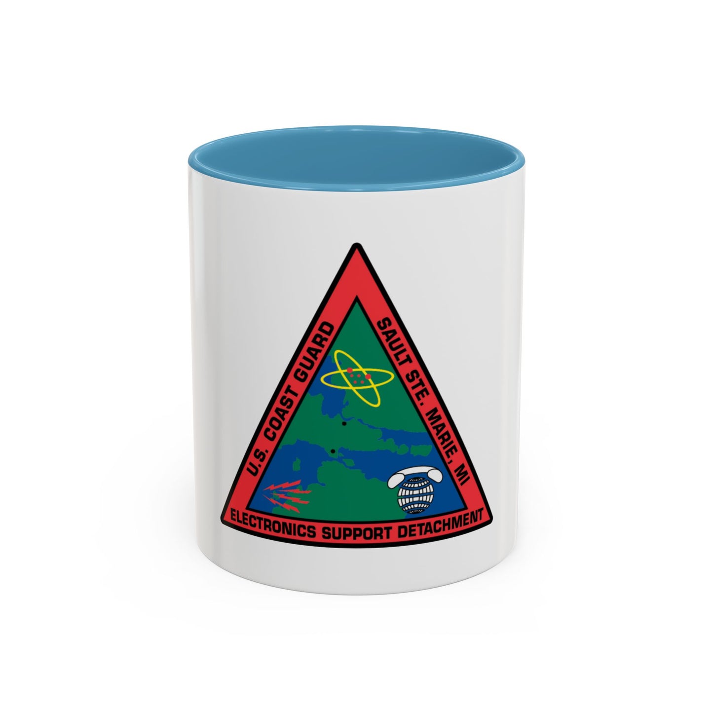 USCG ESD Sault SteMarie MI (U.S. Coast Guard) Accent Coffee Mug