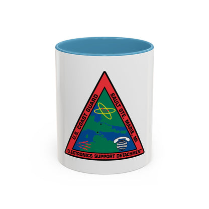 USCG ESD Sault SteMarie MI (U.S. Coast Guard) Accent Coffee Mug