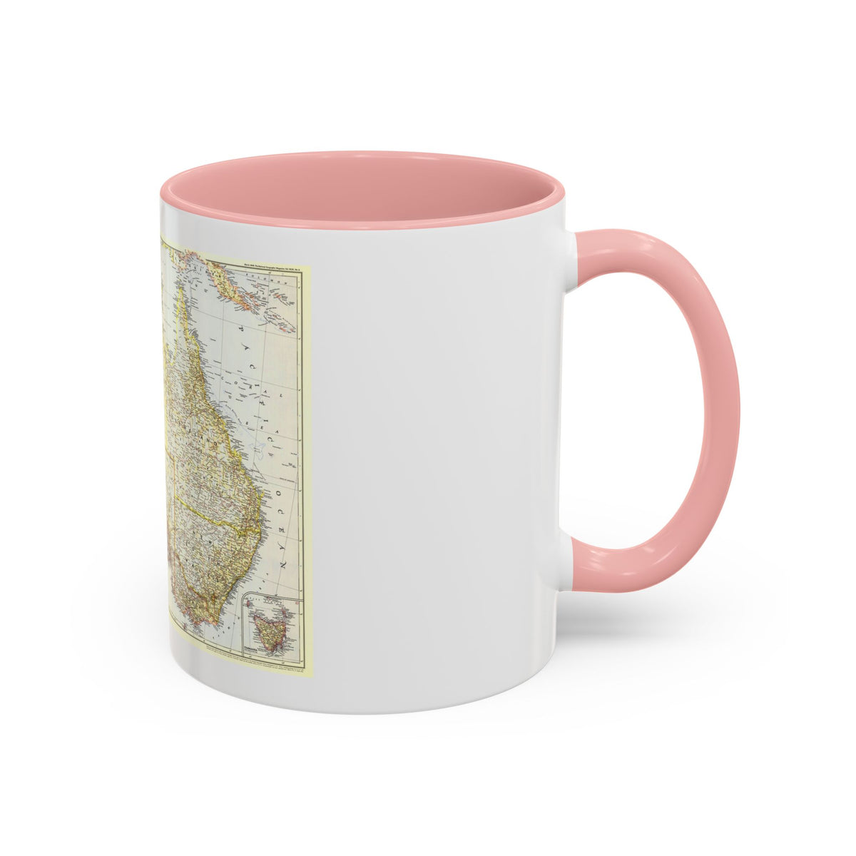 Australia (1948) (Map) Accent Coffee Mug