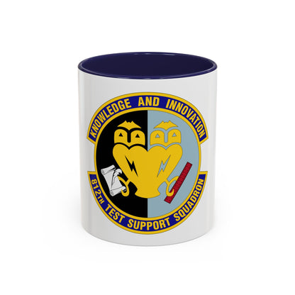 812 Test and Support Squadron AFMC (U.S. Air Force) Accent Coffee Mug