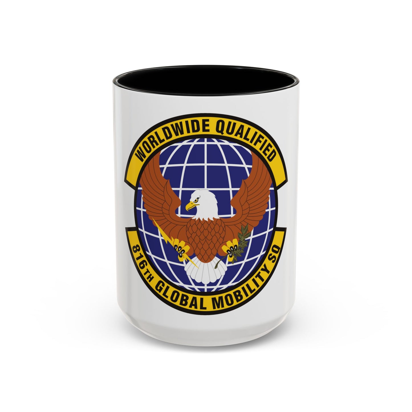 816th Global Mobility Squadron (U.S. Air Force) Accent Coffee Mug